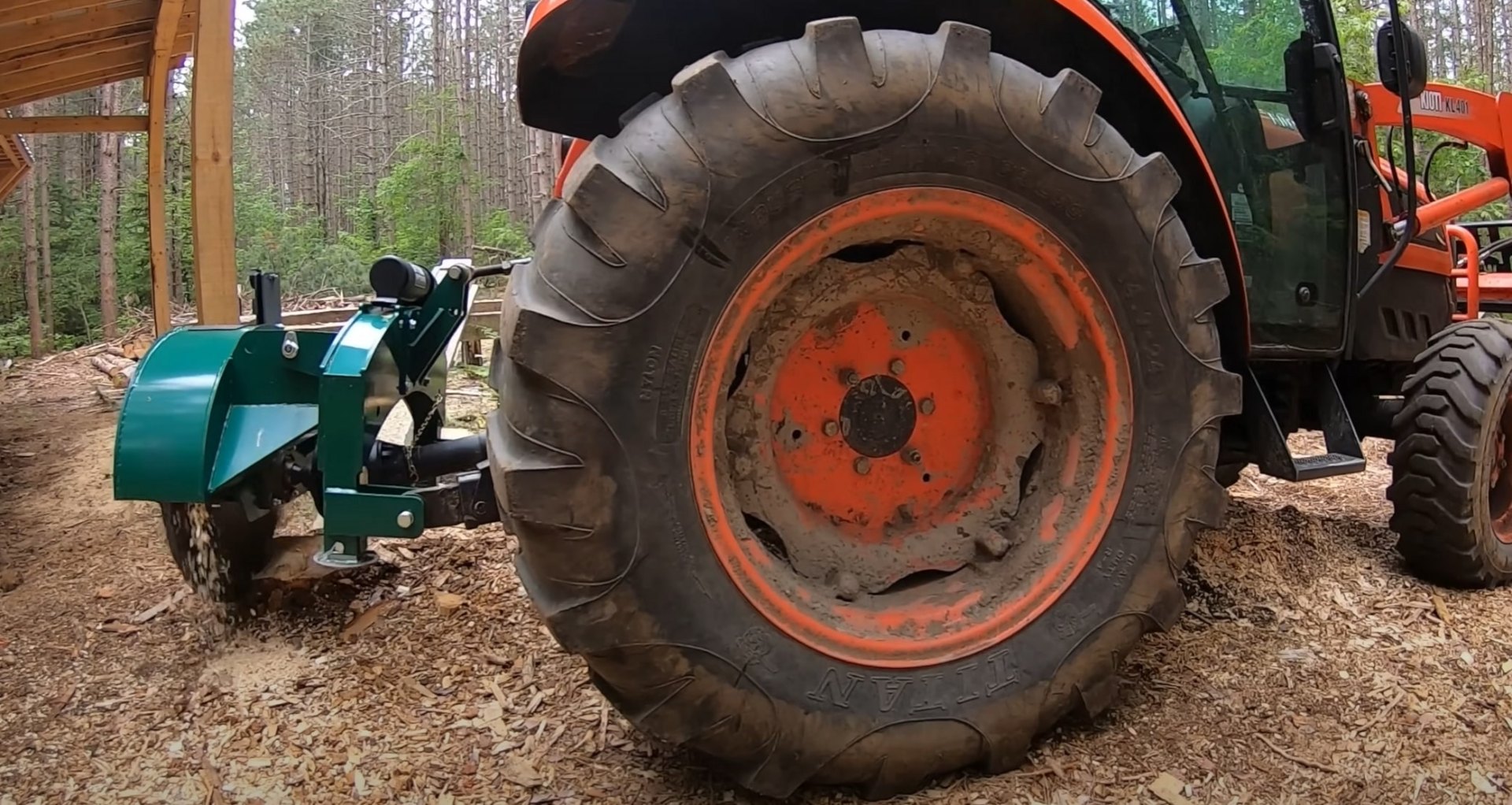 Professional stump removal equipment and techniques Heavy equipment used for tree removal and stump grinding